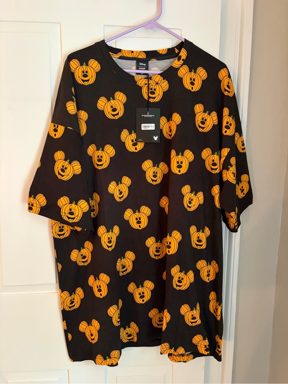 Cakeworthy Disney Halloween Mickey Pumpkin Shirt NWT